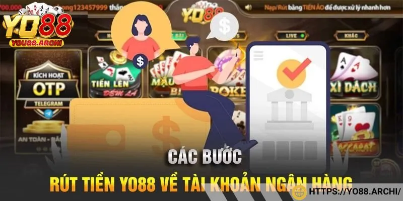 Rút tiền qua ngân hàng nội địa 